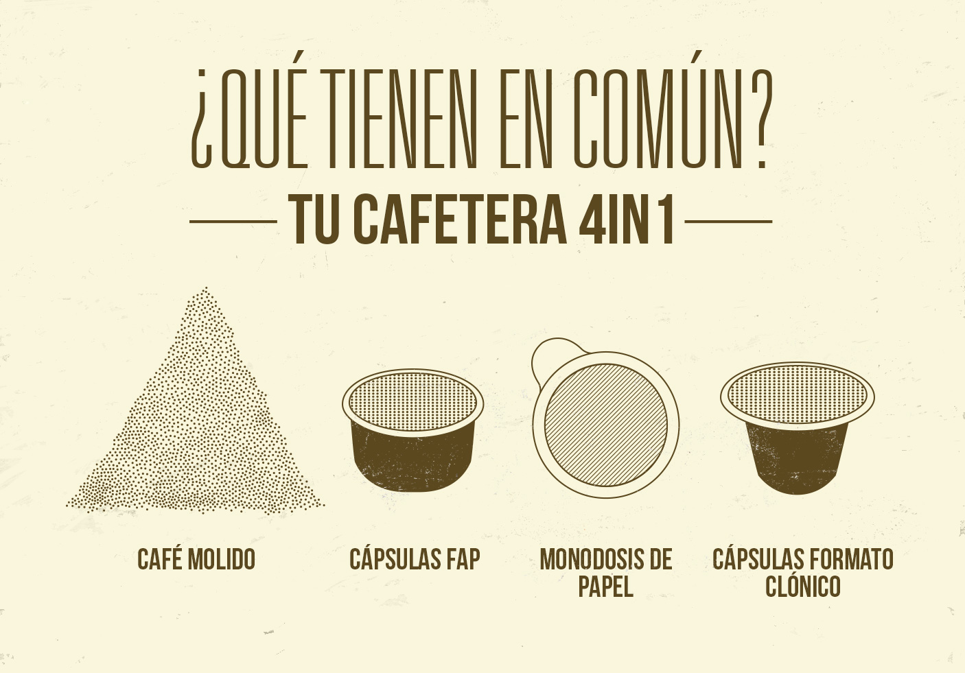 Cafetera monodosis sistema ese